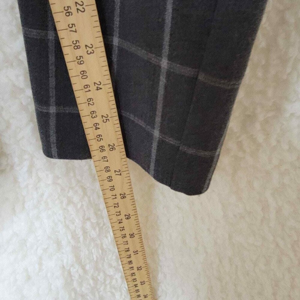 Liz‎ Claiborne Dress Pants Womens Size 10 Gray Check Pattern Stretch 34X27 - Picture 7 of 8
